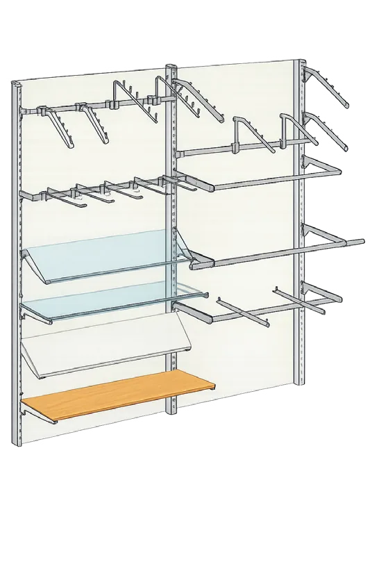 Hanging & Hook Pegboard Systems